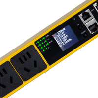 32A 230A 7KW 8 Voies Intelligent Universal Socket Rack Clever PDU pour Serveur Réseau 42U