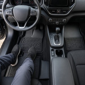Tapetes de Piso TPE Premium, Juego Completo <span class=keywords><strong>para</strong></span> Toyota Tundra <span class=keywords><strong>2022</strong></span>+, Impermeables, <span class=keywords><strong>para</strong></span> Todo Clima, 3D, Resistentes, Ajuste Personalizado, Venta al Por Mayor - Product Image 5