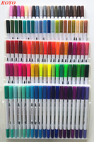 Ensemble de 120 stylos marqueurs à pointe pinceau pour peinture à l'eau, stylo pinceau aquarelle, article promotionnel pour le dessin