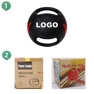 Ballon lesté à double poignée pour entraînement personnel, équilibre, force, <span class=keywords><strong>énergie</strong></span> et équipement <span class=keywords><strong>de</strong></span> fitness - Product Image 5