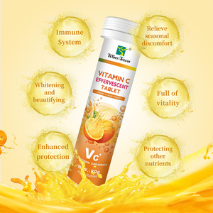Tabletas Efervescentes de Vitamina C WinsTown 4gX20 tabletas Sabor Naranja Dulce Apoyo Inmunológico - Product Image 2