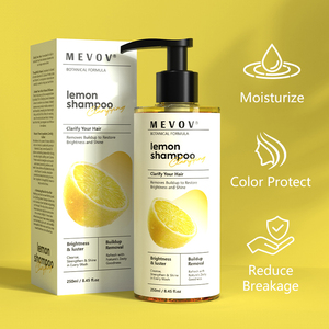 Shampoo al Limone Nutriente e Purificante a Marchio Privato per Capelli Danneggiati, Rimuove i Residui e Ripristina la Lucentezza - Product Image 2