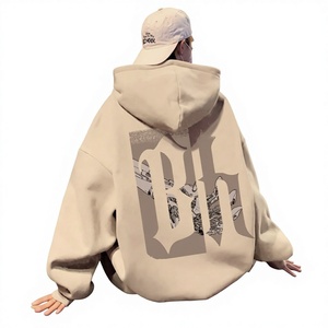Übergroßer Kapuzenpullover im japanischen Stil für Herren und Jungen, Frühlings-Hip-Hop-Mantel mit lockerem Herzmuster im Hongkong-Stil - Product Image 1