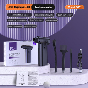 110000 RPM Electric Compressed air <b>duster</b> Gun Dust Blower Portable Mini Violent Turbo Fan - Product Image 6