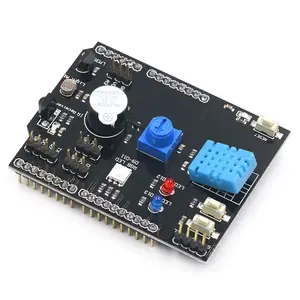 도매-9 in 1 센서 다기능 확장 보드 DHT11 LM35 온도 및 습도는 Arduino 모듈 di에 적용 가능