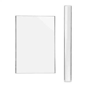 Keep Smiling Set of 6 Acrylic Transparent <strong>Clay</strong> Pressing <strong>Plate</strong> Blade Shaping DIY Tool - Product Image 5