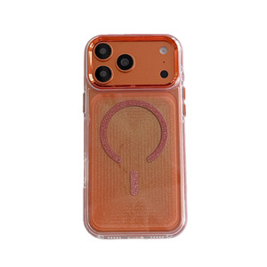 เคสโทรศัพท์แบบแม่เหล็กเคลือบเงาแฟชั่น ประดับกลิตเตอร์เรซิ่น สำหรับ iPhone 11 12 pro max 17Air  พร้อมฝาหลังกันกระแทกแบบอีพ็อกซี่ - Product Image 6