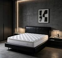 Matelas Euro Top à ressorts ensachés pour hôtel, en boîte, tailles King, Queen, Double, Twin, avec mousse à mémoire de forme – Vente en gros