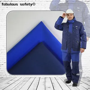 Flame Retardant Cotton Twill Workwear Fabric For Fire Industry Uniforms