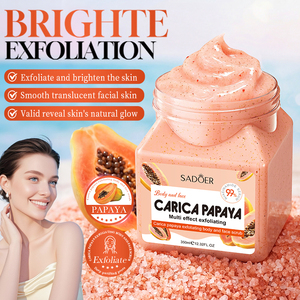 Exfoliante Corporal SADOER OEM, Crema Exfoliante de Azúcar Blanqueadora Natural, Exfoliante Corporal de Hierbas para el Cuidado de la Piel, Exfoliante Corporal de Sal Marina - Product Image 5