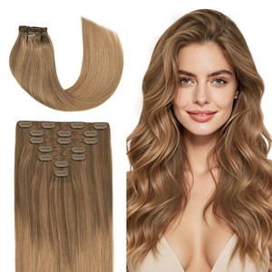 ส่งเร็ว ขายดี ต่อผมแบบคลิป 3 ชิ้น ผมแท้ 100% เรมี่ ขายส่ง มีสินค้าพร้อมส่ง - Product Image 1