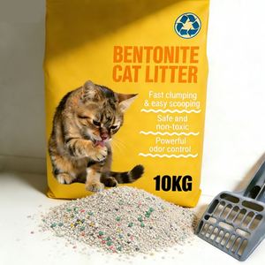 Arena para Gatos de Bentonita BENJIE OEM/ODM, Aglomerante Fuerte, Natural, con Sodio, Altamente Absorbente, Control de Olores, Sin Polvo, en Forma de Bola - Product Image 1
