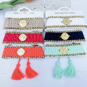 Braccialetti di moda donna con catena a chiusura a levetta per abbigliamento quotidiano e accessori per feste - Product Image 1
