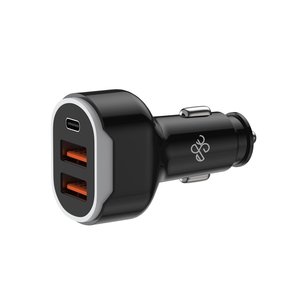 Chargeur de voiture portable 3-en-1 à double port USB-A et Type-C PD65W QC3.0 à charge rapide pour téléphone Samsung <span class=keywords><strong>Huawei</strong></span>, directement de l'usine - Product Image 4