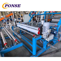 Machine automatique de lamination de tapis en tissu