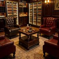 Ensemble de canapés en cuir rétro de haute qualité, 100% cuir grainé premium, canapé Chesterfield, meubles de salon de luxe