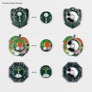 Magnetic <b>Golf</b> Ball Marker with Removable 25mm Iron Center Marker Double-Sided Enamel Design for <b>Golf</b> Clubs - Product Image 3