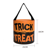 Neue Halloween-Dekorations-Requisite Leuchtende Kürbis-Tragetasche für Süßigkeiten und Trick-or-Treat