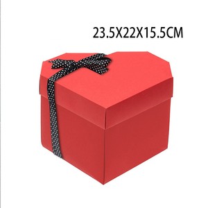 Caja de Regalo Plegable de Cartón Rígido de Lujo, Diseño Personalizado, Nueva, al por Mayor, Caja Sorpresa con Espacio para <span class=keywords><strong>Fotos</strong></span> - Product Image 1