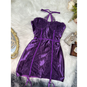 Hot Selling Lingerie Patchwork Sexy Lace Wrapped Chest Sexy Lingerie Women's Lingerie Fun Set - Product Image 4