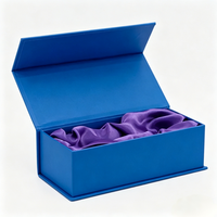 Boîte-cadeau en papier magnétique portable imperméable haut de gamme personnalisée pour cosmétiques, soins de la peau, parfums