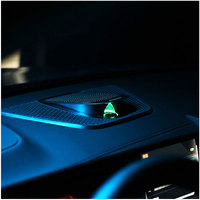 Éclairage d'ambiance pour voiture BMW X5 X6 X7 G05 G06 G07, haut-parleur central synchronisé avec l'éclairage d'origine de la voiture
