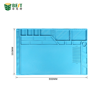 Tapis de réparation magnétique isolant BEST S-180A1, résistant à la chaleur, en silicone, pour la soudure et la maintenance