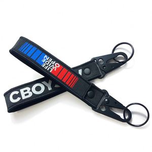 Porte-clés brodé personnalisé avion JDM Move Flight Tag pour voiture et moto, accessoire brodé pour équipage - Product Image 4
