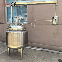 Cuve de mélange en acier inoxydable avec pulvérisation interne PTFE, chauffage électrique, pour liquides chimiques