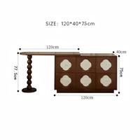 Coiffeuse traditionnelle en bois de frêne avec miroir sur pied, rangement multi-tiroirs, table de maquillage extensible pour chambre à coucher