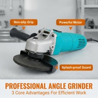 Meuleuse d'angle électrique portable et puissante, légère, à long manche, pour le travail du bois
