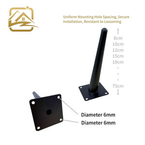 kulfi leg <b>sofa</b> leg factory Multiple heights gold tapered tube metal <b>sofa</b> legs iron furniture legs for <b>sofa</b> <b>bed</b> and cabinet - Product Image 3