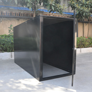 <span class=keywords><strong>Abri</strong></span> de rangement pour vélos et système de verrouillage pour arrière-cour et jardin Hangars extérieurs Base en <span class=keywords><strong>métal</strong></span> pour <span class=keywords><strong>abri</strong></span> de stationnement pour vélos - Product Image 2