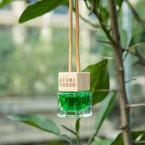 Ambientadores cuadrados pequeños y sólidos para coche, adorno colgante de Perfume de aromaterapia, decoración colgante, botella cuadrada, Perfume para coche - Product Image 5