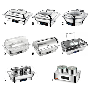 Calentador de Sopa Eléctrico FLEY 304 con Acabado Espejo, 2 Recipientes, Calentador de Alimentos Montado en el Suelo, Estación de Sopa Tipo Buffet para Hotel y <span class=keywords><strong>Restaurante</strong></span> - Product Image 3