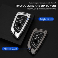 Housse de protection personnalisée en silicone pour clé de voiture en métal pour BMW X1 X2 X3