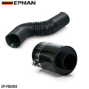 ชุดกรองอากาศแบบเย็นอเนกประสงค์ EPMAN ขนาด 76 มม. พร้อมกล่องกรองอากาศคาร์บอนไฟเบอร์และพัดลม รุ่น EP-FB2303 - Product Image 3