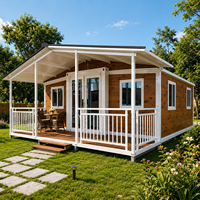 Maison Modulaire de Luxe Préfabriquée Pliable 20/30/40FT, Maison Mobile Modulaire Extensible, Bureau, Hôtel, Conteneur Préfabriqué
