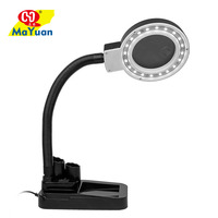 High-Intensity LED Magnifying Lamp for Electronic Repairing Inspection Reading