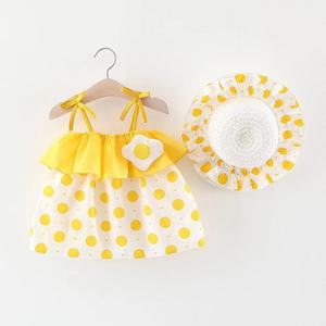 Nuovo Vestito Estivo per Bambine con Bretelle Stampato e Lavorato all'<span class=keywords><strong>Uncinetto</strong></span> Abito Casual da Principessa Senza Maniche - Product Image 3