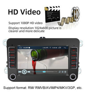 Radio Estéreo <span class=keywords><strong>para</strong></span> Coche de 7 Pulgadas y 2 DIN con Android 9.1, Reproductor Multimedia GPS <span class=keywords><strong>para</strong></span> Volkswagen/<span class=keywords><strong>VW</strong></span>/PASSAT/POLO/GOLF 5 6/TOURAN SEAT SKODA - Product Image 3