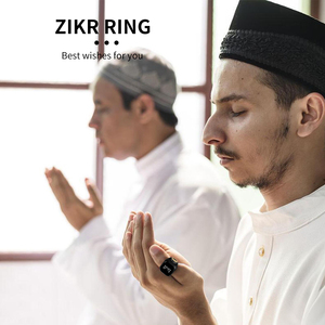 IFAYRID 2025 Nuevo Lanzamiento de Fábrica, Anillo de Oración Musulmán con Pantalla Digital para el Control del Tiempo, Zikr Ring Iqibla Tasbih, Control por Aplicación Inteligente, Éxito en Ventas 2024 - Product Image 6