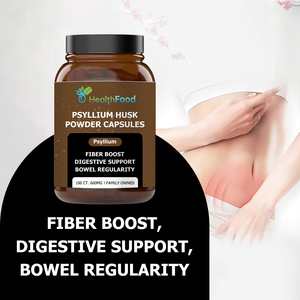 Wholesale Custom Psyllium Husk Powder Capsules Nourish Gut Microbiome Healthcare Products Fiber <b>Supplement</b> - Product Image 3
