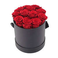 Boîte de fleur immortelle, Rose éternelle, décoration pour la saint-valentin, pour fête des mères