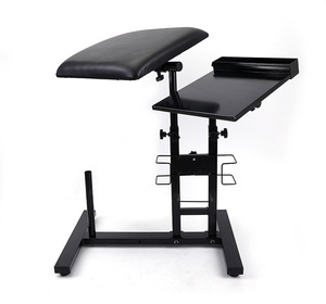 Support de <span class=keywords><strong>pochoir</strong></span> Portable de support de bras de poste de travail de tatouage réglable pliable fonctionnel professionnel avec base antidérapante pour les artistes - Product Image 5
