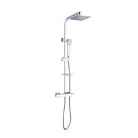 Ensemble de douche mural en acier inoxydable de style moderne pour salle de bain