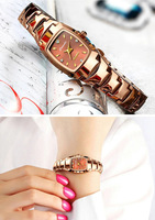 Montre-bracelet à boucle en alliage pour femme, de luxe, en acier inoxydable, à quartz, avec moissanite, finition polie, vente en gros