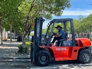 CPCD80รถยก Heli สำหรับ8ton รถยกเครื่องยนต์ดีเซลอุปกรณ์คลังสินค้าเครื่องยนต์ quanchai - Product Image 3