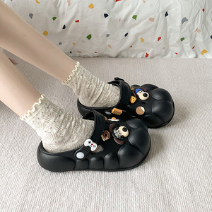 Sabots pour femmes, sandales d'été respirantes et tendance, confortables et mignonnes avec design ajouré, semelle de 3-5 cm - Product Image 2