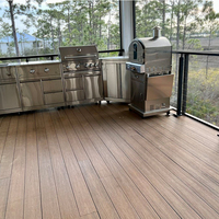 Holz-Kunststoff-Verbundstoff Moderne Wasserdichte Gebürstete Umweltfreundliche Holzmaserung Pool-Decking Co-Extrusion Outdoor WPC Terrassendielen